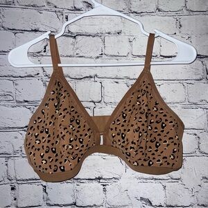 Lively Women’s Cheetah Print Bralette Size 38D